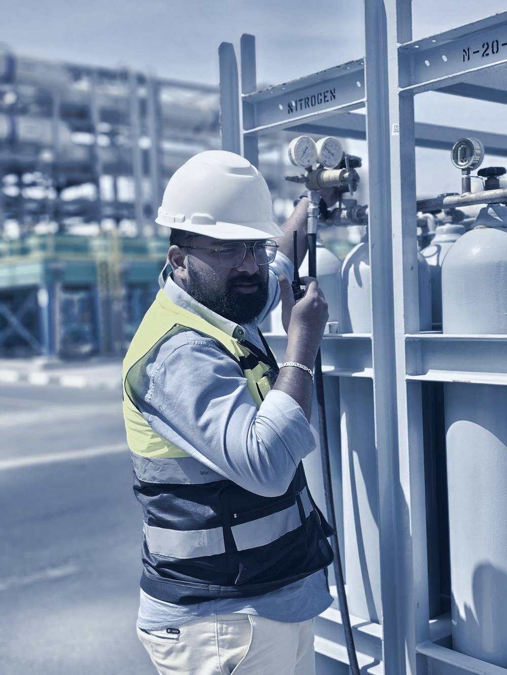 Gas utility management and metering